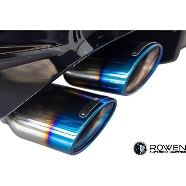 【M’s】 レクサス IS500 F-SPORT Performance 5BA-USE30 (2022.08-) ROWEN ステンレスマフラーカッター 左右