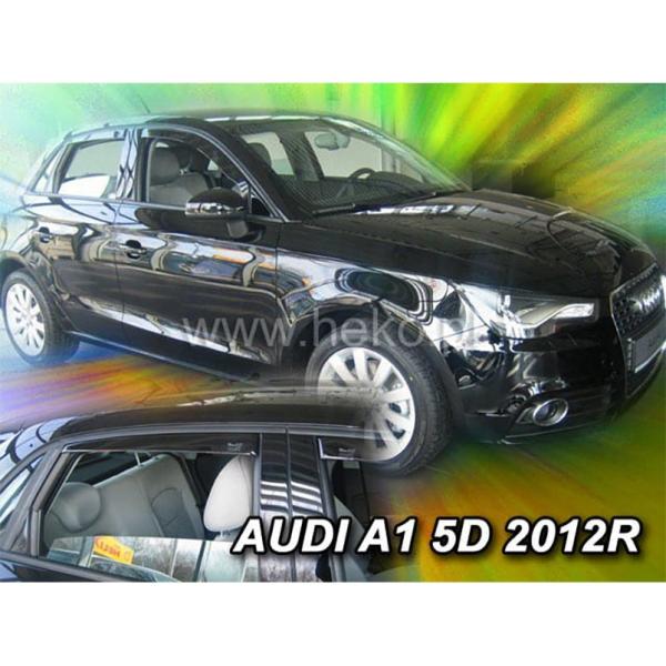 【M's】AUDI アウディ A1 8X スポーツバック 5D (2012-2019) HEKO ドアバイザー サイドバイザー 1台分 社外品 ヘコ セ