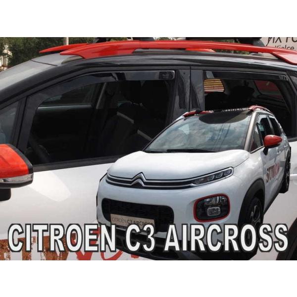 【M's】シトロエン C3 Aircross A8 SUV (2019-) HEKO ドアバイザー サイドバイザー 1台分 (フロント+リア) ヘコ セ