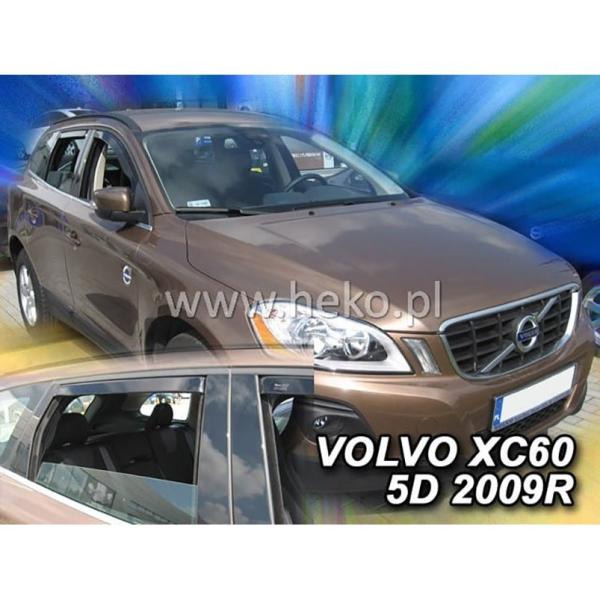 【M's】VOLVO ボルボ XC60 DB DD SUV (2009-2017) HEKO ドアバイザー サイドバイザー 1台分 (フロント+リア) 