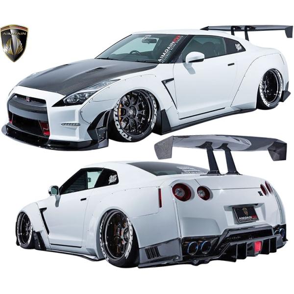 yM'sz R35 GT-R O ( 2007y--2010y.7 ) AIMGAIN GT p[tFNg{fB[Lbg (Type1) 7_ ^ FRP GCQC GA tGA Ch IotF