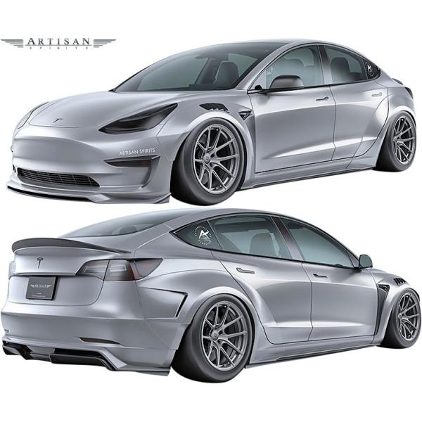 yMfsz eX f3 ZAA-3L23P (2019y-) ARTISAN SPIRITS EVS Ch{fBLbg 6_ ^  CFRP+FRP A[eBVXsbc TESLA Model3 fX[