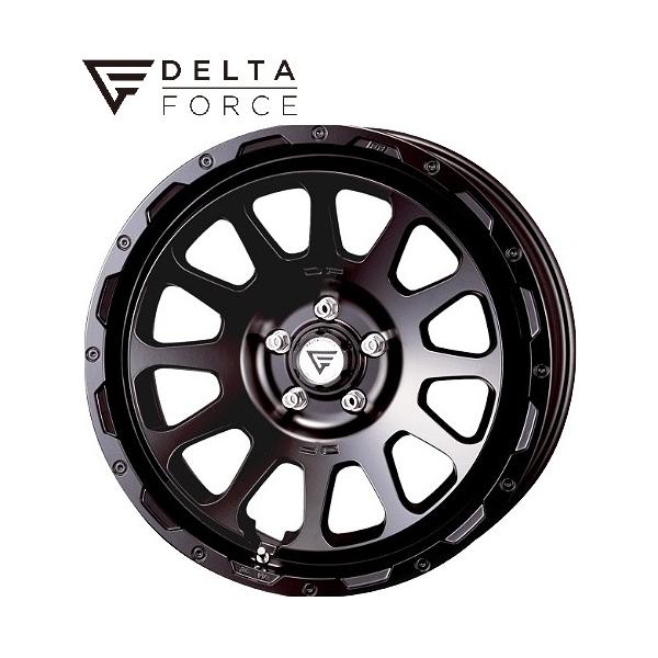 【M's】 レクサス LX570 (2015.9-2021.10) DELTA FORCE OVAL 20インチ ホイール 1本 単品 (サテンブラック