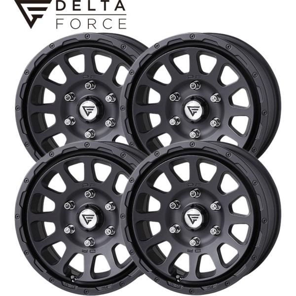 DELTA FORCE OVAL 4本　１６インチ　ハイエース　3月まで値下げ DELTA FORCE（デルタフォース） DELTA FORCE OVAL オーバル 16x7.0J 6