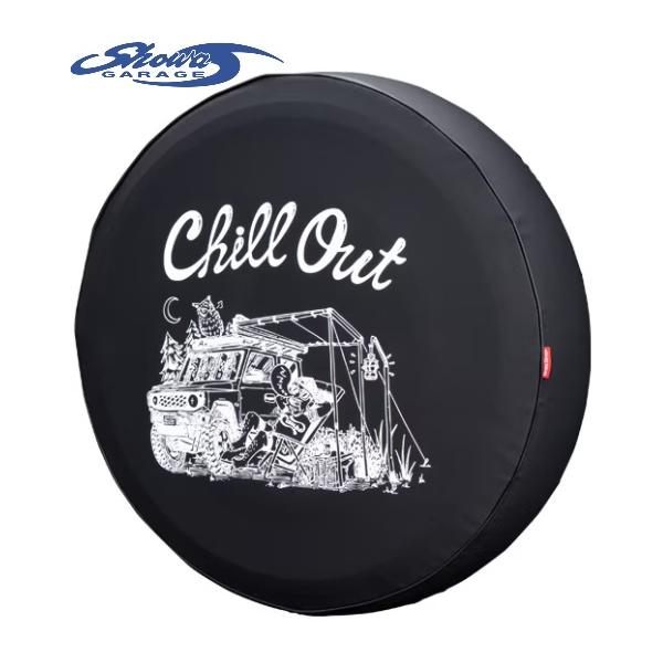 【M's】 JB33 ジムニーワイド Showa GARAGE Chill Out スペアタイヤカバー (CAMPSコラボモデル) パーツ 部品 ショウワガレージ JB33W JIMNY 33ジムニー E01050