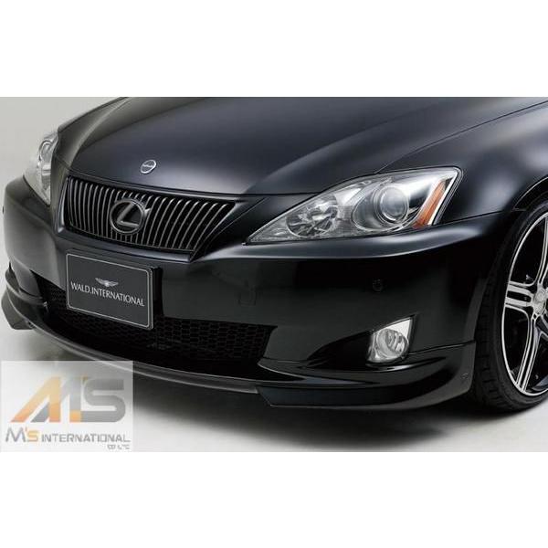 【M's】レクサス IS250 IS350 （H20.9-） WALD Sports Line フロントスポイラー // LEXUS ヴァルド  スポーツライン F 未塗装 受注生産 バンパー エアロ 新品