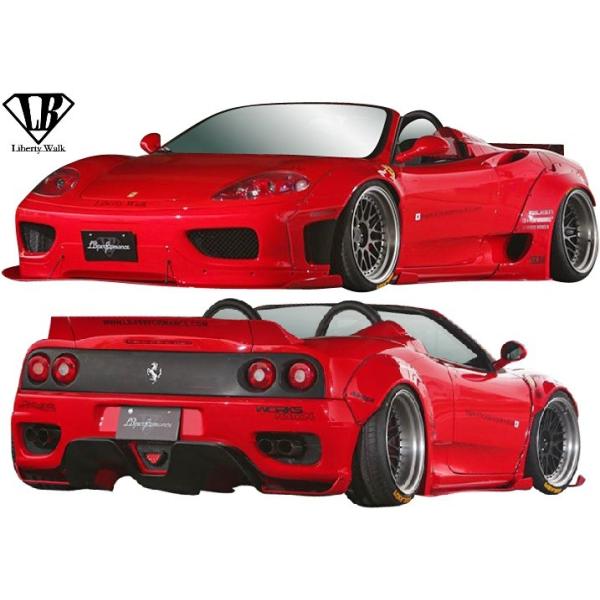 yM'sztF[ 360 fi/XpC_[ F1 (1999y-2005y) LB-WORKS Ver.2 Rv[g{fBLbg 5_^^CFRP+FRP Liberty Walk oeB[EH[N