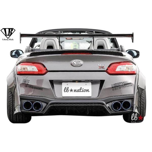 la400k コペン　リアバンパー +エキストラテール付き テイクオフ]CROSS Extric COPEN Robe LA400K リアバンパー