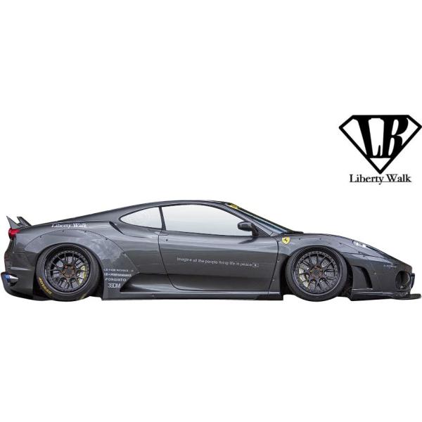 yM'sztF[ F430 (2004y-2009y) LB-WORKS J[{ TChfBt[U[^^CFRP Liberty Walk oeB[EH[N