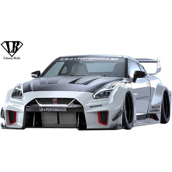 yM'szY R35 GT-R O/ (2007y-) LB-Silhouette WORKS GT 35GT-RR hCJ[{ tgop[^^Dry Carbon Liberty Walk oeB[EH[N