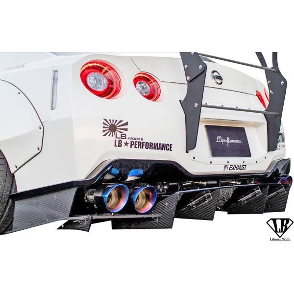 GT-R 【M's】日産 R35 (LB-WORKS) リアディフューザー／／FRP製