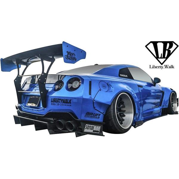 GT-R 【M's】日産 R35 (LB-WORKS) リアウイング Ver.3／／FRP製