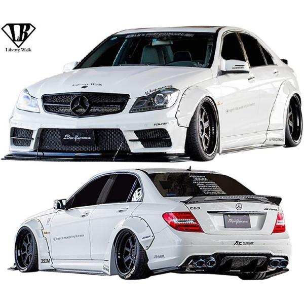 yM'szW204 AMG C63  Z_p (2011y-2016y) Liberty Walk LB-WORKS GALbg 5_^^CFRP+FRP J[{ oeB[EH[N Ch{fB