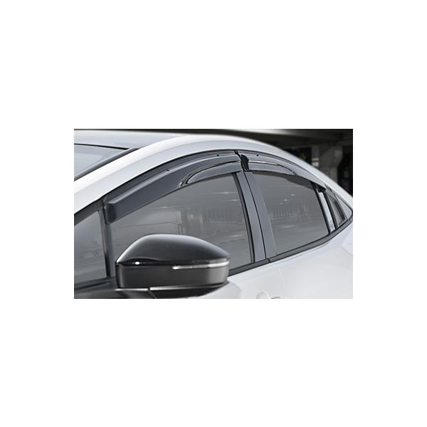 【M's】 トヨタ 60系 プリウス PRIUS (2022.12-) LANBO スタイリッシュサイドバイザー スモーク (1台分) ランボ 社外品 外装 60プリウス パーツ 部品 LDS32