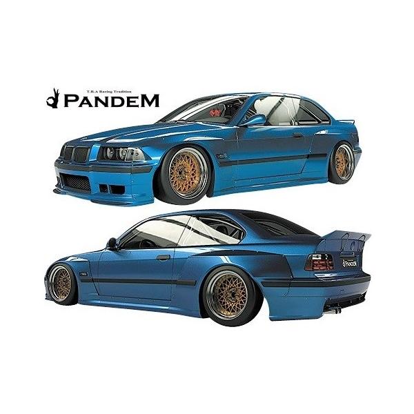 yM'szE36 BMW 3V[Y N[y (1990y-2000y) PANDEM Ch{fBLbg 6_ (FL+RL+FF+RF+S+W) FRP TRAs pf GA