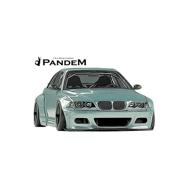 yM'szE46 BMW M3 N[y (2000y-2006y) PANDEM tgbvX|C[ + bvXe[ 2_SET 3V[Y FRP TRAs pf GA