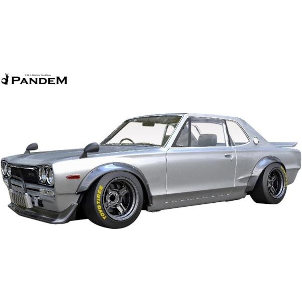 Pgc10 Kpgc10 ワイドボディキット ハコスカ F Ff Rf パンデム Frp 日産 スカイライン スカイライン F Ff Rf パンデム Ms 自動車 Pandem Pandem Hakosuka Set エムズインターナショナル エアロ C10 旧車 カスタム