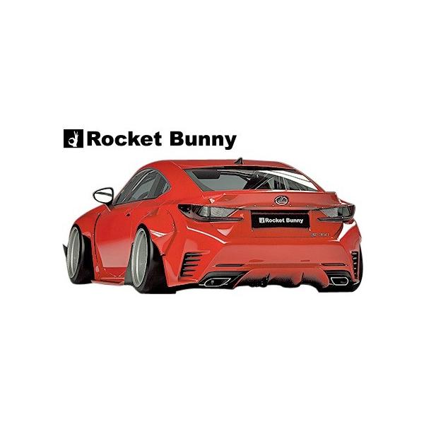 yM'szNTX RC250 RC350 RC-F SPORT (2014y-) Rocket Bunny AfBt[U[ LEXUS RC FRP TRAs Pbgoj[ Poj