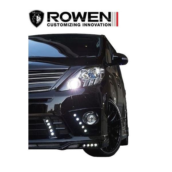 【M's】アルファード 20 系 後期 アイライン ガーニッシュ ／ ROWEN／ロエン 1T003H00 エアロ ／／ トヨタ TOYOTA  ALPHARD ／ ヘッドライト カバー