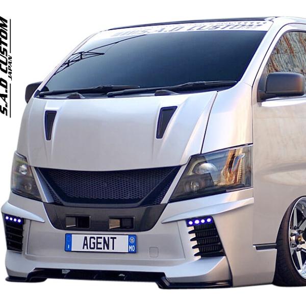 yM'sz NISSAN NV350 Lo 2^ i[ ( W{fBp ) S.A.D CUSTOM JAPAN AGENT tglIn[tX|C[ ^^ FRP G[WFg GA