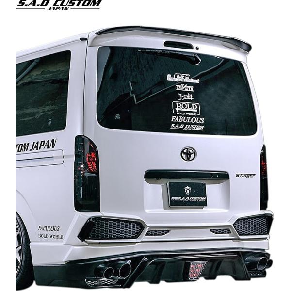 100系ハイエースバン 純正リアバンパー カスタム流用！ 楽天市場