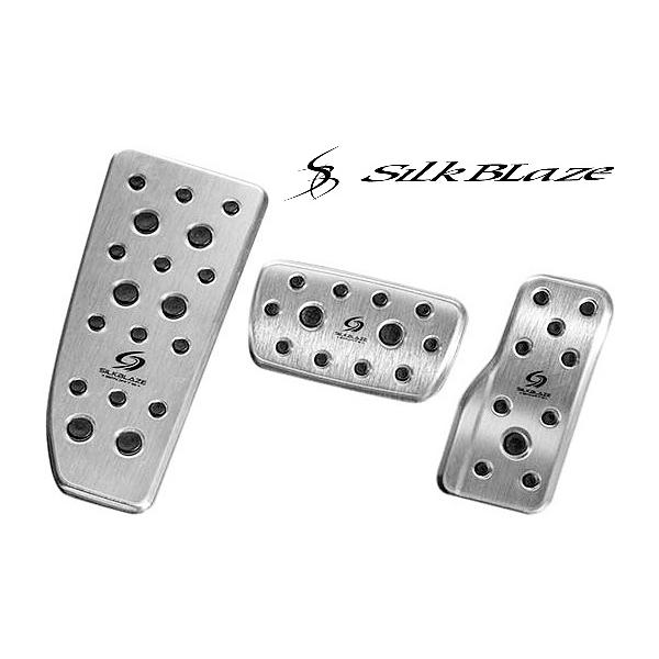 【M's】 トヨタ GR86 ZN8 (R3.10-) SILKBLAZE アルミスポーツペダル + フットレスト 3点 セット (AT用) シルクブレイズ 社外 パーツ 部品 SBS-ASP-GR86-AT