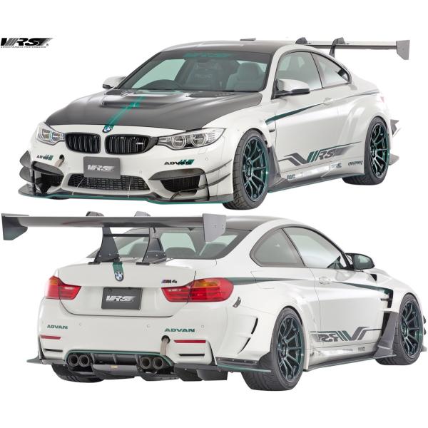 yM'sz F82 BMW M4 N[y (2014y-2020y) VARIS Ch{fB tLbg 6_ J[{ CARBON+FRP oX GA tGA VAB-8209