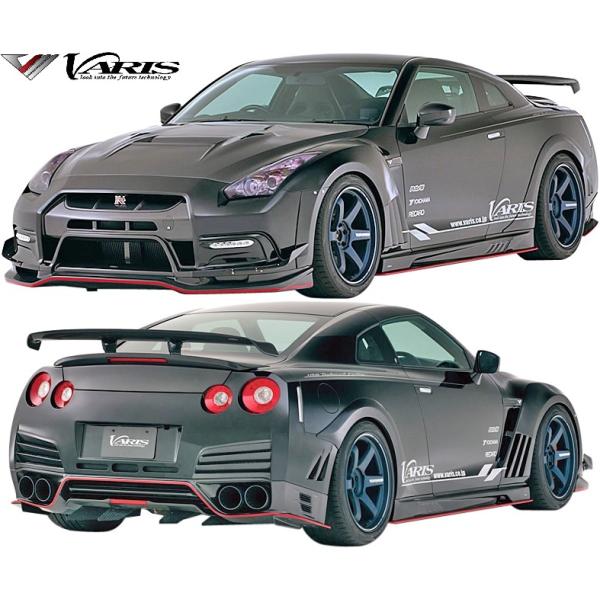 yM'sz Y R35 GT-R (2014Ver.) VARIS tGA 3_ CARBON+FRP h J[{ e14 Ver. oX @X GA p[c GALbg Zbg