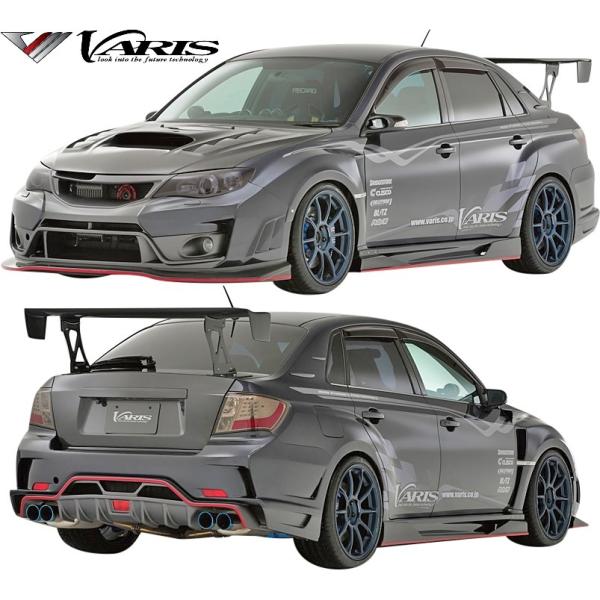 yM'sz Xo CvbT WRX STI GVB  (2007y-2014y) VARIS Ultimate tGA 4_ oX FRP+ꕔJ[{ GA p[c GALbg