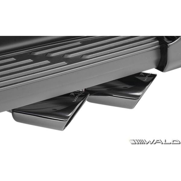 【M’s】 レクサス LX600 3BA-VJA310W 前期 (2022y-) WALD D.T.M SPORTS 片側2本出し サイドマフラー OVAL11