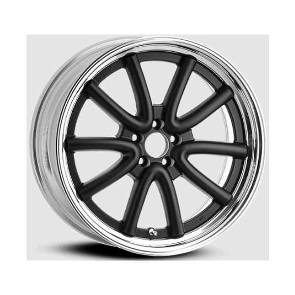 WALD 19インチ ブラックホイール 5スポーク WALD（ヴァルド） 【M's】 ホイール OCTOPUS RACING 1本 19インチ 8.0J