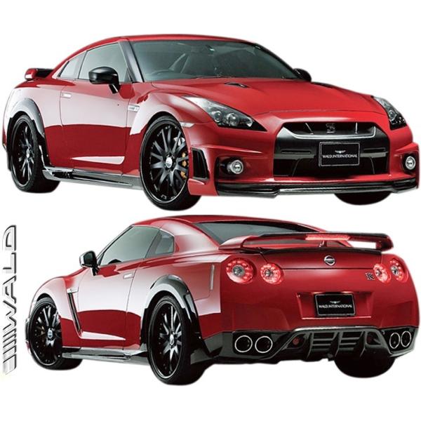 yM'sz Y R35 GT-R (H19.12-H22.10) WALD SPORTS LINE BLACK BISON EDITION tGA 6_ ^^ FRP h @h oh GA p[c Zbg