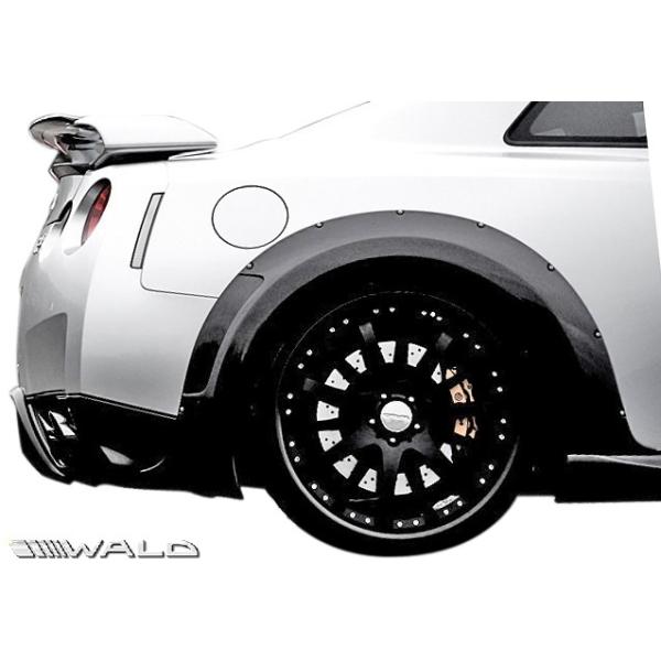 yM'sz Y R35 GT-R (H19.12-H22.10) WALD SPORTS LINE BLACK BISON EDITION A I[o[tF_[ FRP @h oh GA p[c GTR G-TR