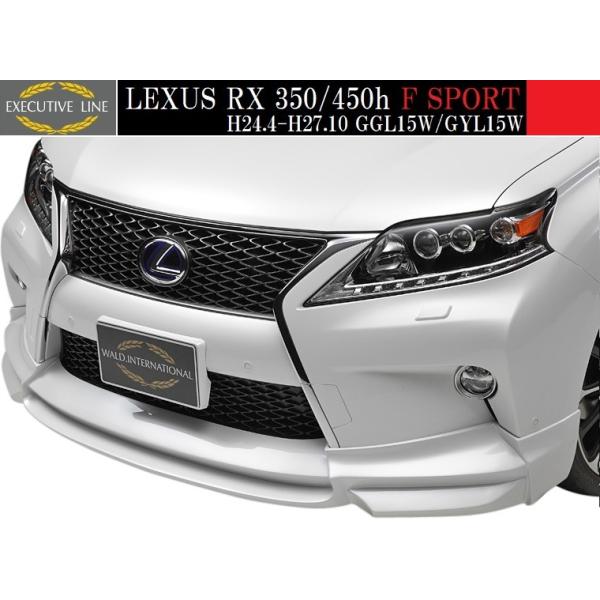 yM'szNTX RX FX|[c RX350/RX450hiH24.4-H27.10jWALD EXECUTIVE LINE tgn[tX|C[^^LEXUS GGL15W GYL15W F-SPORT FRP @h
