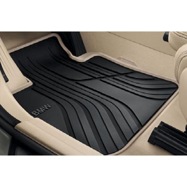 BMW ☆BMW純正☆オールウェザー・フロアマット ブラック/ベージュ リヤ 