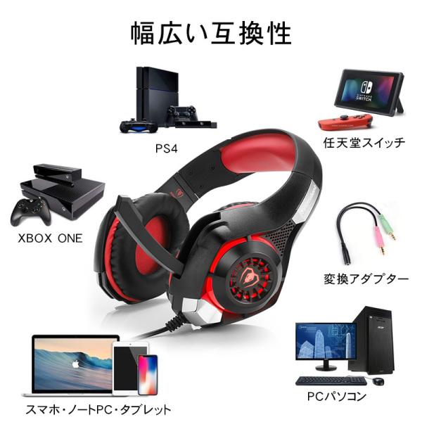 ヘッドセット ゲーミング ヘッドホン マイク付き 有線 fps Xbox One 