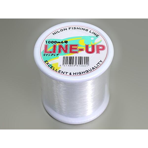 釣糸 6号 1000m ナイロンライン LINE-UP ラインナップ テグス