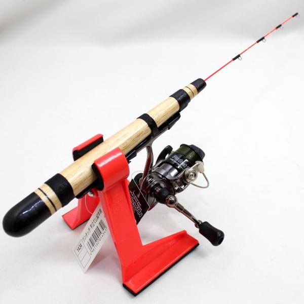 ワカサギ釣りセット SP 35cm/L ロッド+ライン付きスピニングリール+竿立てセット PS250