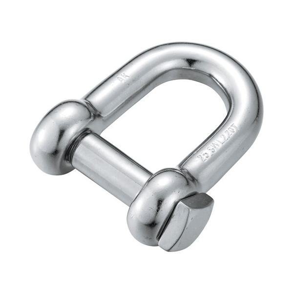 角頭シャックル（鍛造）です。メーカー：浅野金属工業品名：角頭シャックル（鍛造）サイズ(mm):14d(mm):14L(mm):90L1(mm):62B(mm):56B1(mm):28D(mm):28ねじ径(mm):M14重量(g):323使...