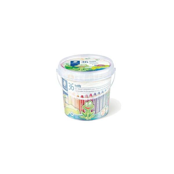 送料無料 ステッドラー バディ 色鉛筆 36色セット 1本で3通り