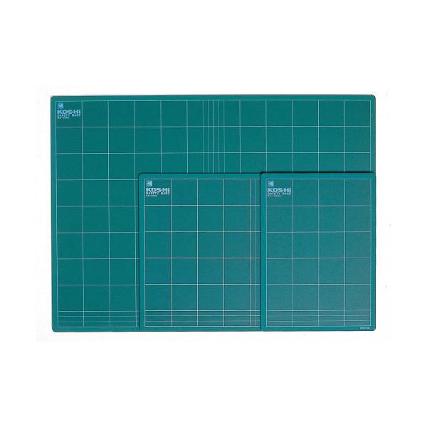 メール便不可 カッティングマット セフティベース　ハードタイプ KDSグリーン Ｍサイズ 中