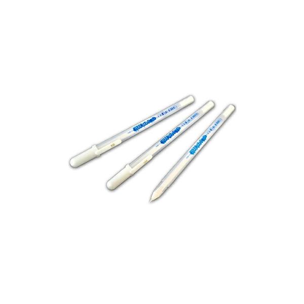 メール便可 3本セット 立川ピン製作所 タチカワ ピュアホワイト（0.5mm 0.8mm 1.0mm）水性ゲルインク 耐水性 ホワイトペン