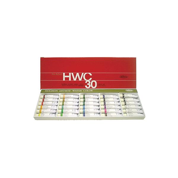 送料無料 ホルベイン 透明水彩絵具 30色セット 5ml 2号チューブ W407