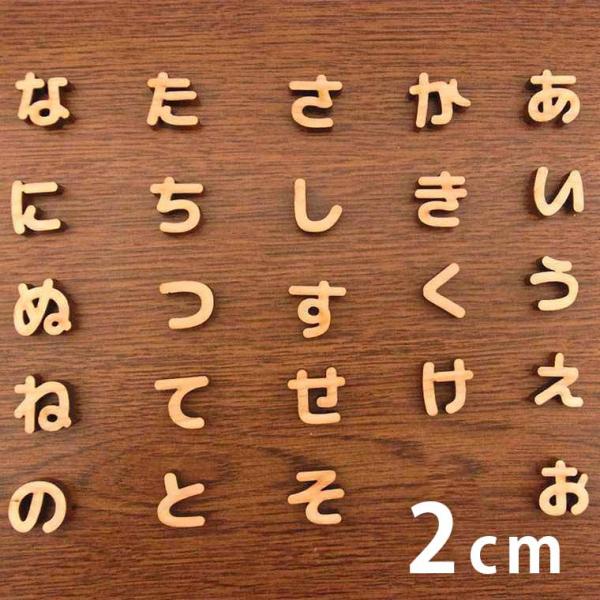 木製 切り抜き文字 ひらがな 2cm アンシャンテラボ【ゆうパケット対応】