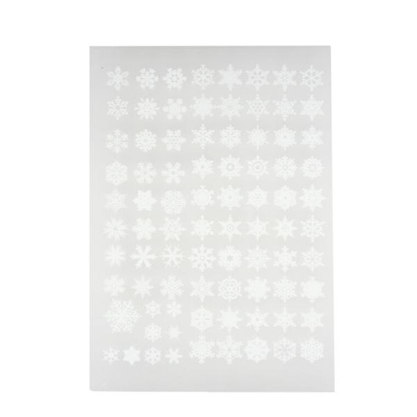 レジン封入用 コラージュフィルム 小さな雪の結晶 1個入【ゆうパケット