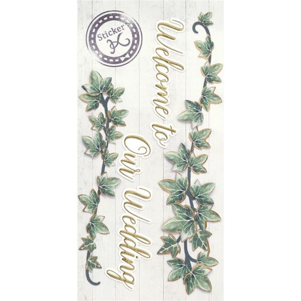 y|zHANDMADE STICKER K TITLE WEDDING IVY nhCh XebJ[ PC ^Cg EGfBO ACr[ 1y䂤pPbgΉz