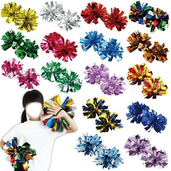 【商品説明】 ソフトゴム付で腕や指に付けられるので手が自由に使える、メタリックカラーのポンポンです。別のアイテムと同時に使用できます。幅広で大きく広がって、とても華やかなポンポンです。柔らかいゴムなので痛くなりません。■商品名 ハンドフリー...