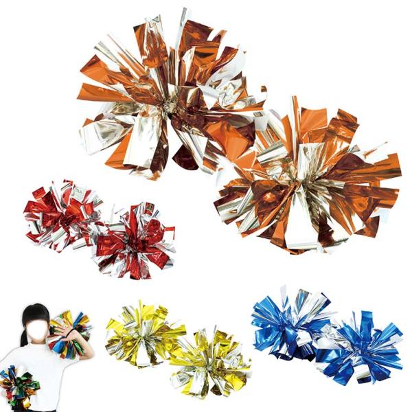 【商品説明】ハンドフリータイプだから手のひらが使える！柔らかいゴムで痛くない。ソフトゴム付幅広で大きく広がって、とっても華やか■商品名 ハンドフリーチアポンポン■サイズ商品サイズ：たたんだ状態：300×40mm、ソフトゴム：45mm包装サイ...