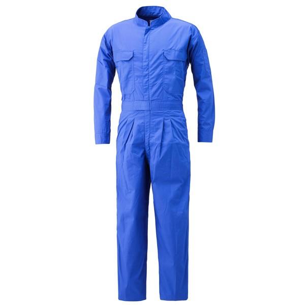 コーコス信岡] 長袖メッシュつなぎ 783 ブル- L : エンチョー