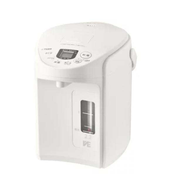 とく子さん タイガー魔法瓶 VE 2.2L PIQ-G220 WC クールホワイト